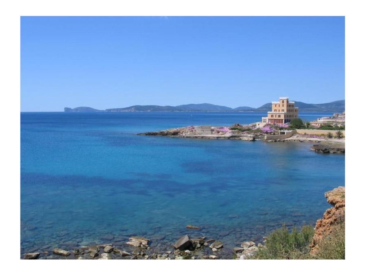 Appartamento In Centro Fronte Spiaggia Del Lido Con Terrazza Vista Mare E Wi-Fi Alghero Exteriér fotografie